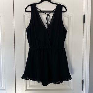Black romper from Nordstrom’s
